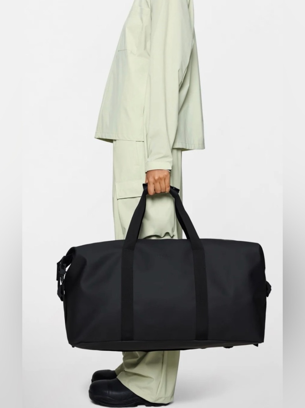 Rains Hilo Weekend Travel Large Bag Black